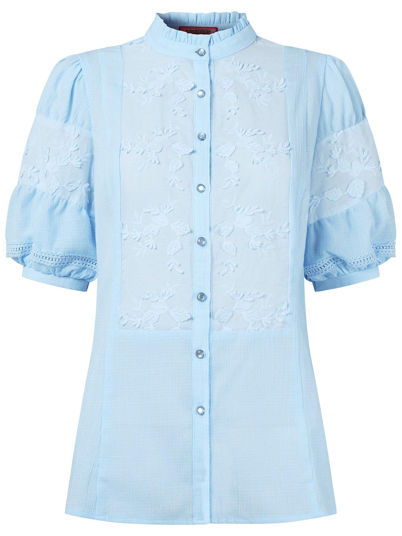 Image 5 of 5 of Joe Browns Patsy Embroidered Blouse - Blue