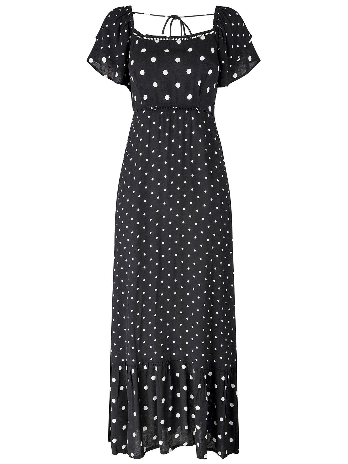 amazon black and white polka dot dress Think I'm In Love Mini Dress Black/White Polka Dot main image 1
