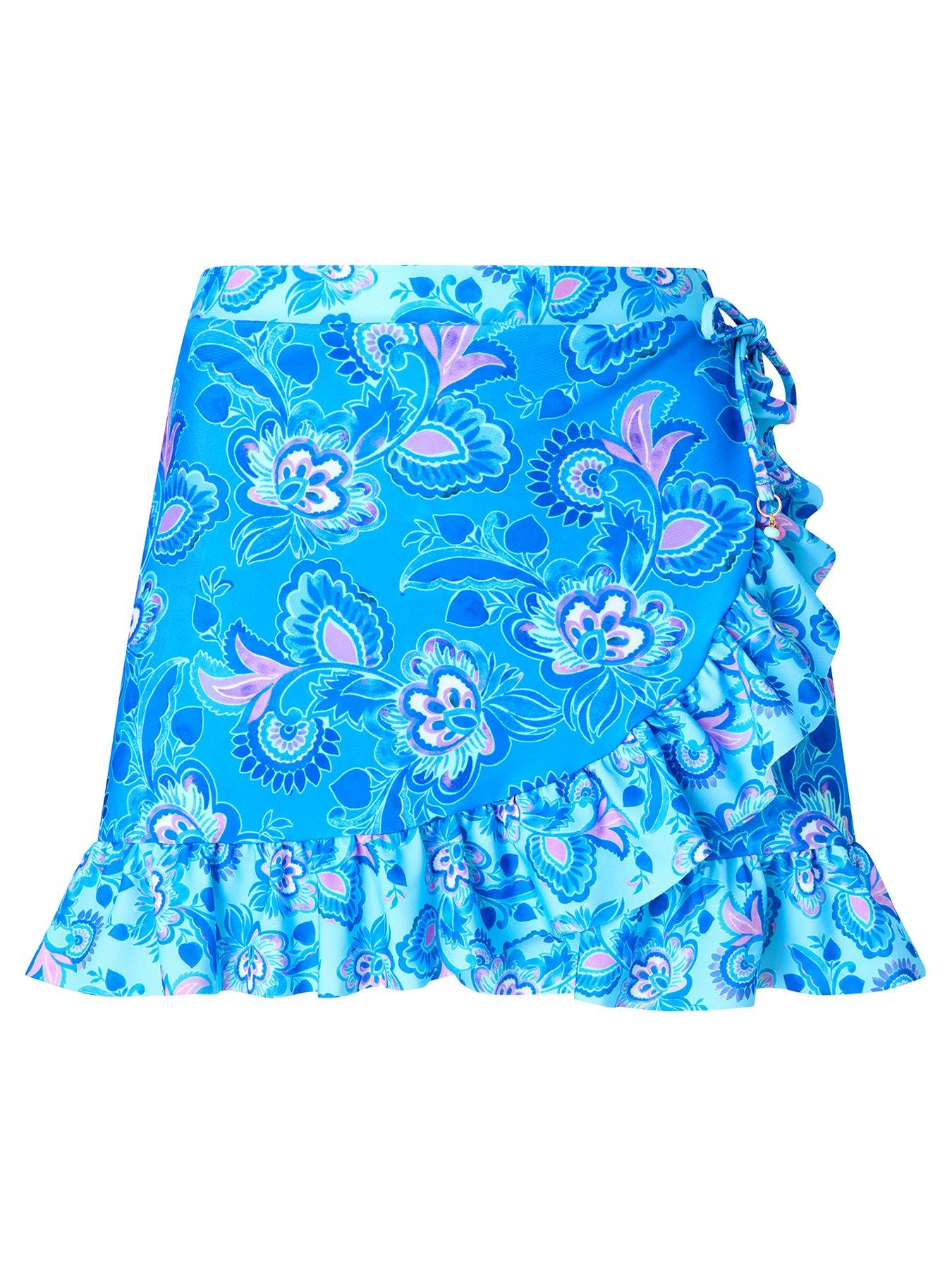 Image 6 of 6 of Joe Browns Malibu Ocean Swim Skirt - Blue