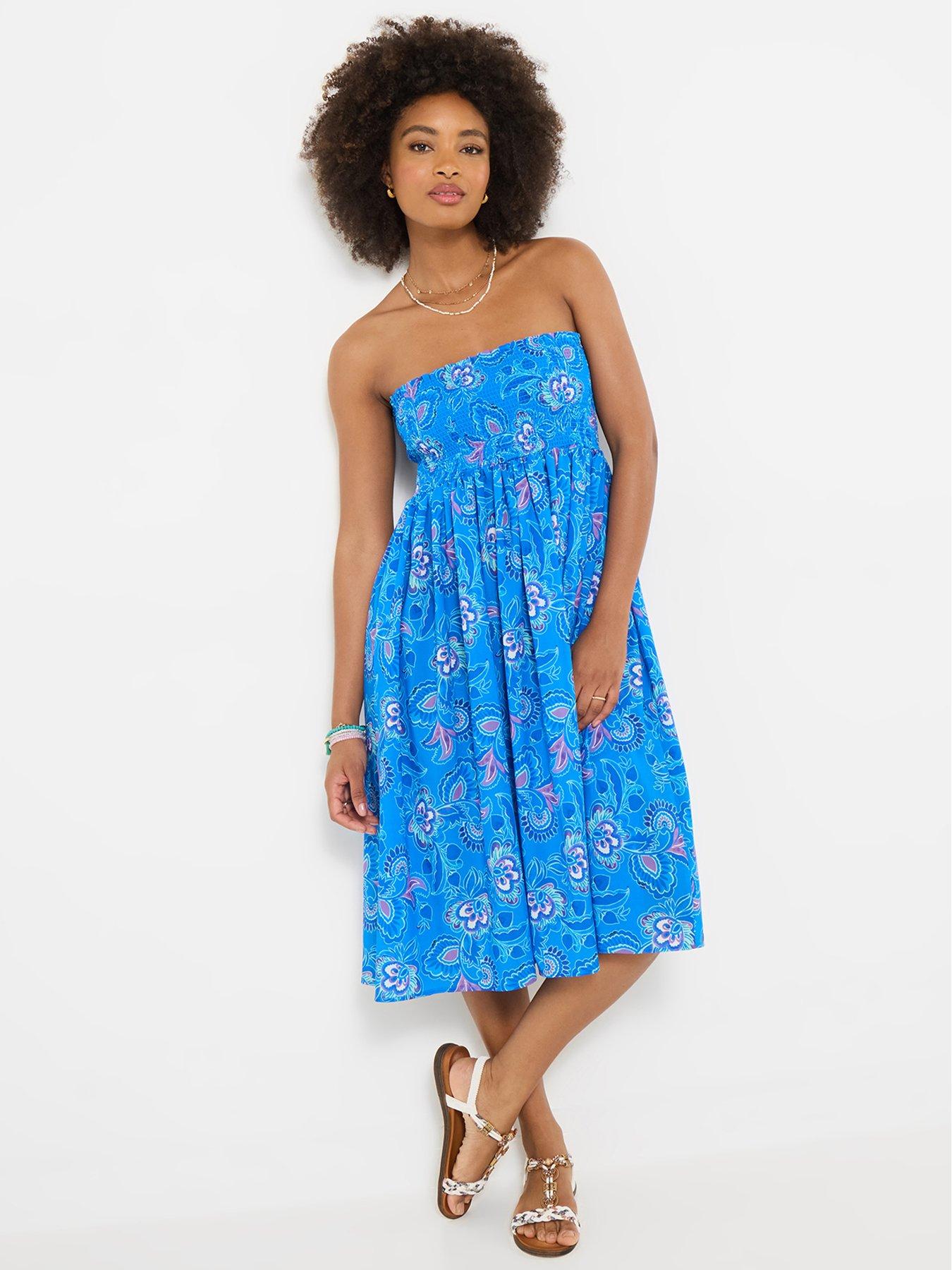 Image 1 of 5 of Joe Browns Malibu Ocean Swim Dress - Blue