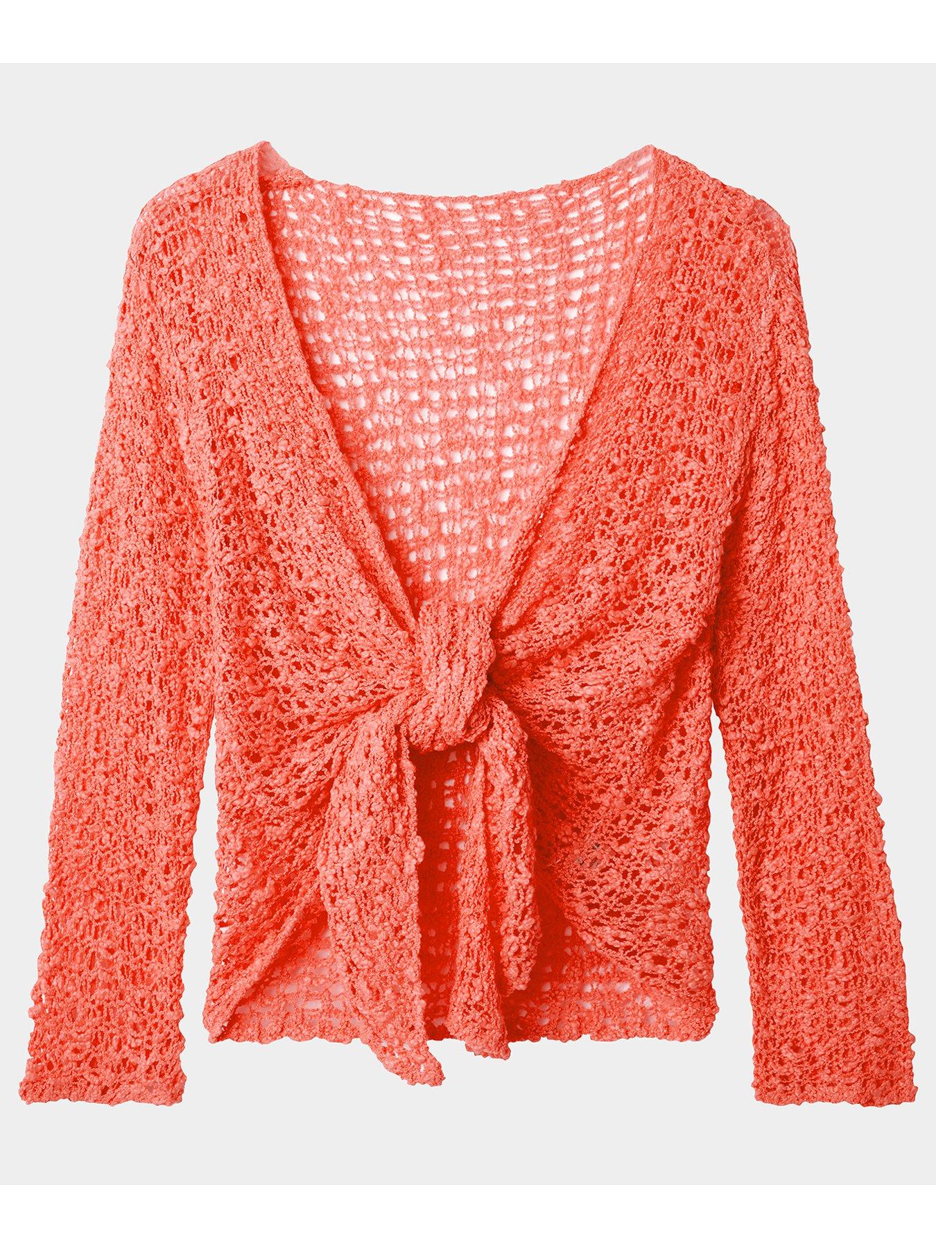 Joe Browns Fresh And Fancy Popcorn Cardigan - Orange