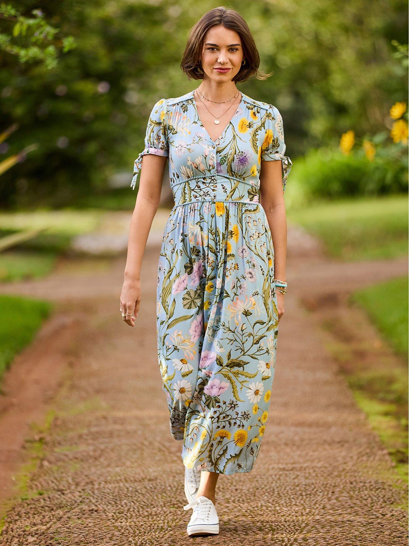 joe browns dress Joe Browns Aline Sequin Printed Boho Maxi Dress WF163A  Experience Boutique