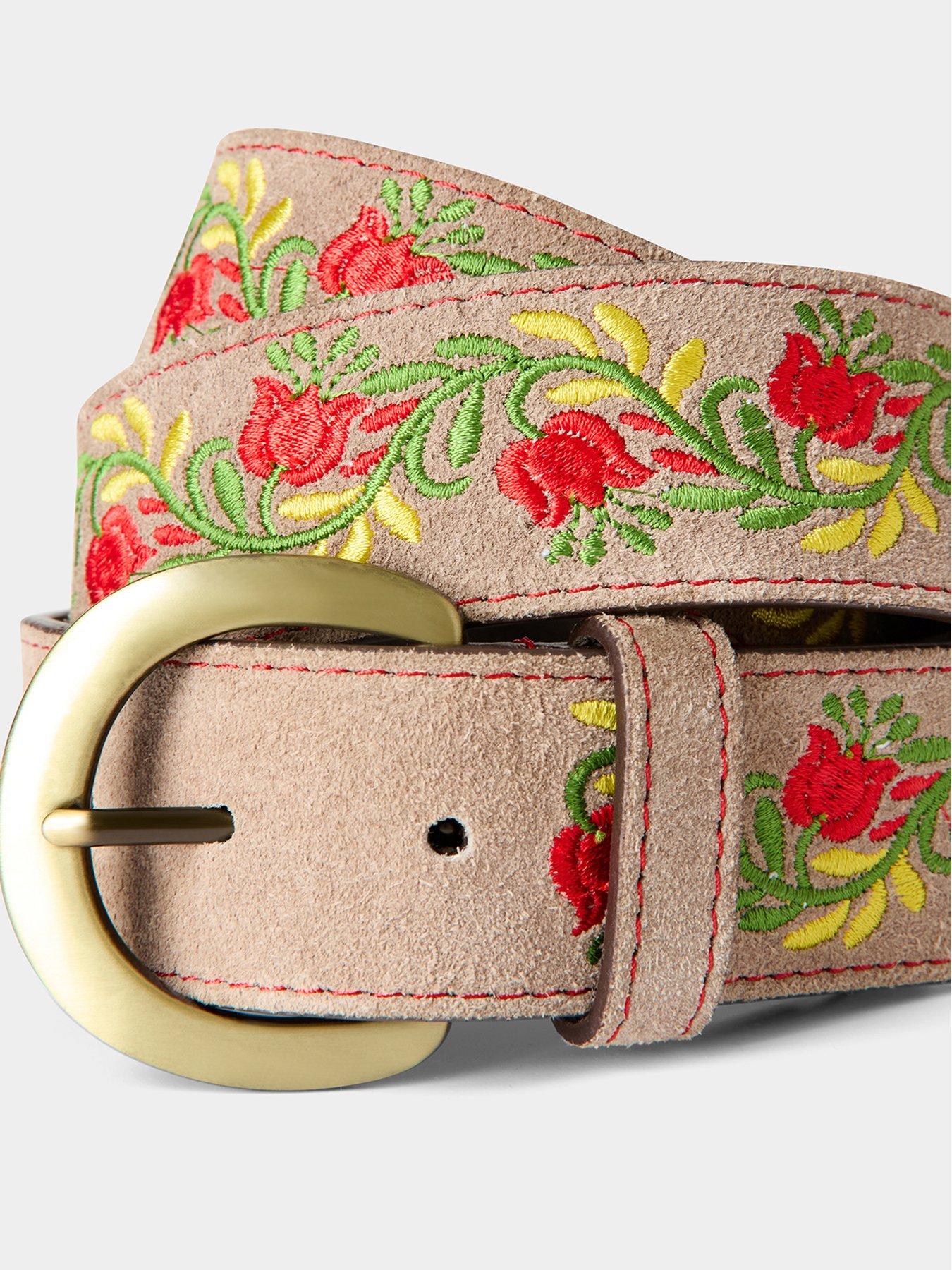 Image 2 of 3 of Joe Browns Colette Embroidered Suede Belt - Multi