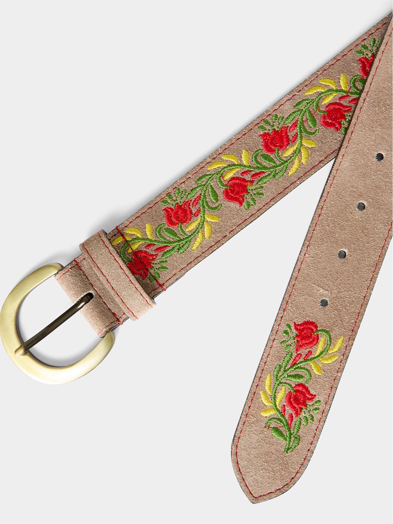 Image 3 of 3 of Joe Browns Colette Embroidered Suede Belt - Multi