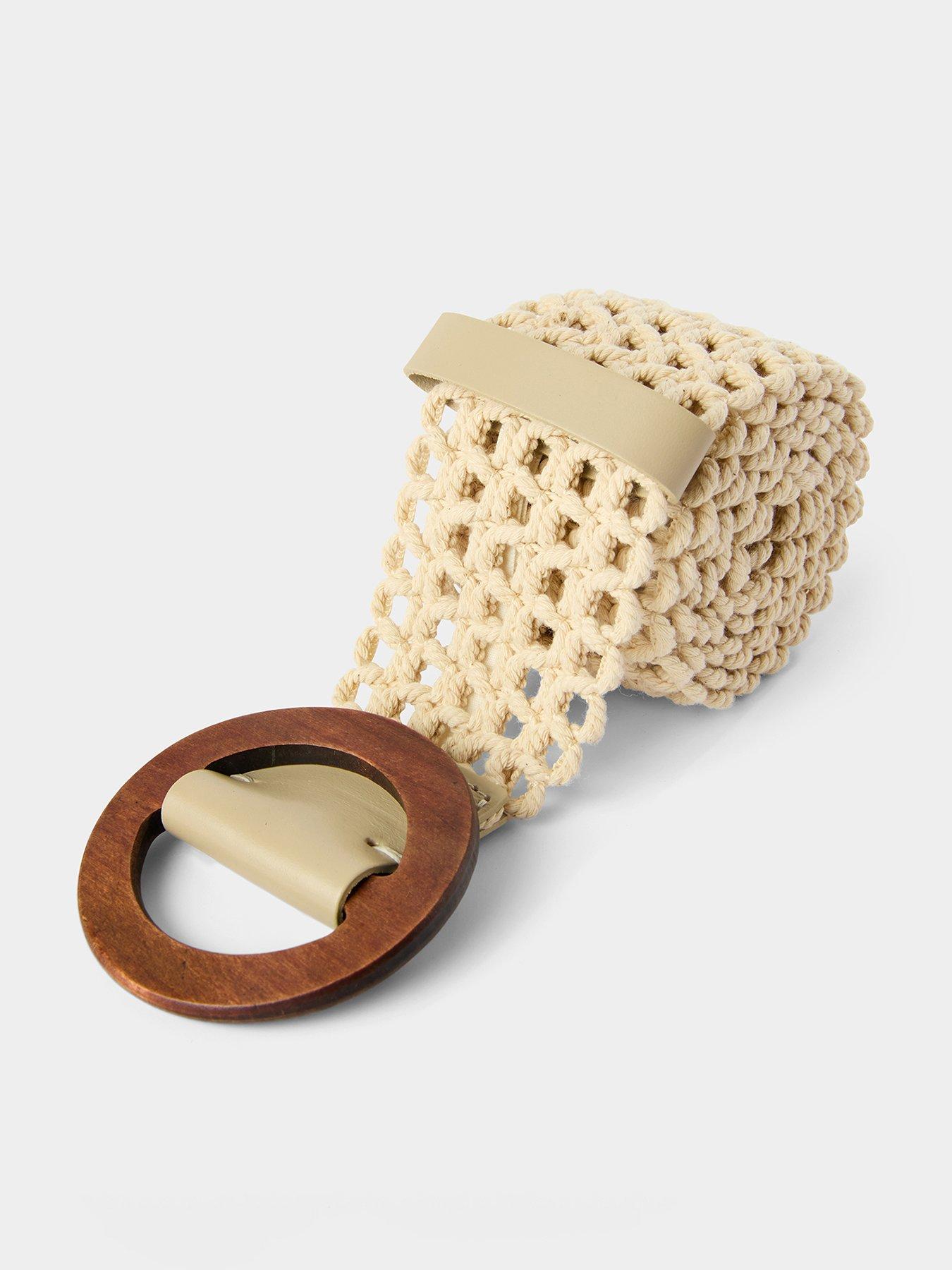 Image 1 of 3 of Joe Browns Mimi Woven Belt - White