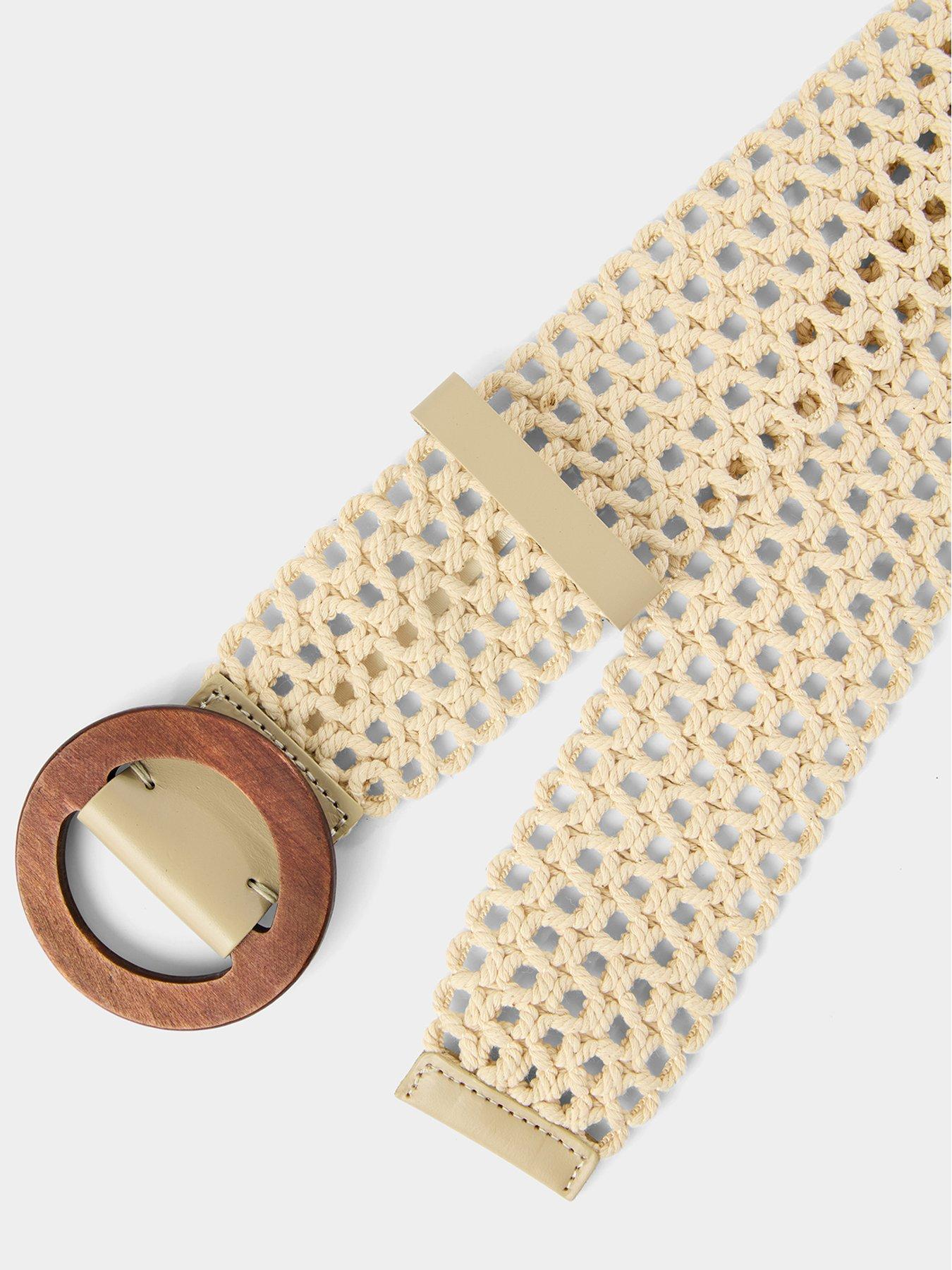 Image 3 of 3 of Joe Browns Mimi Woven Belt - White