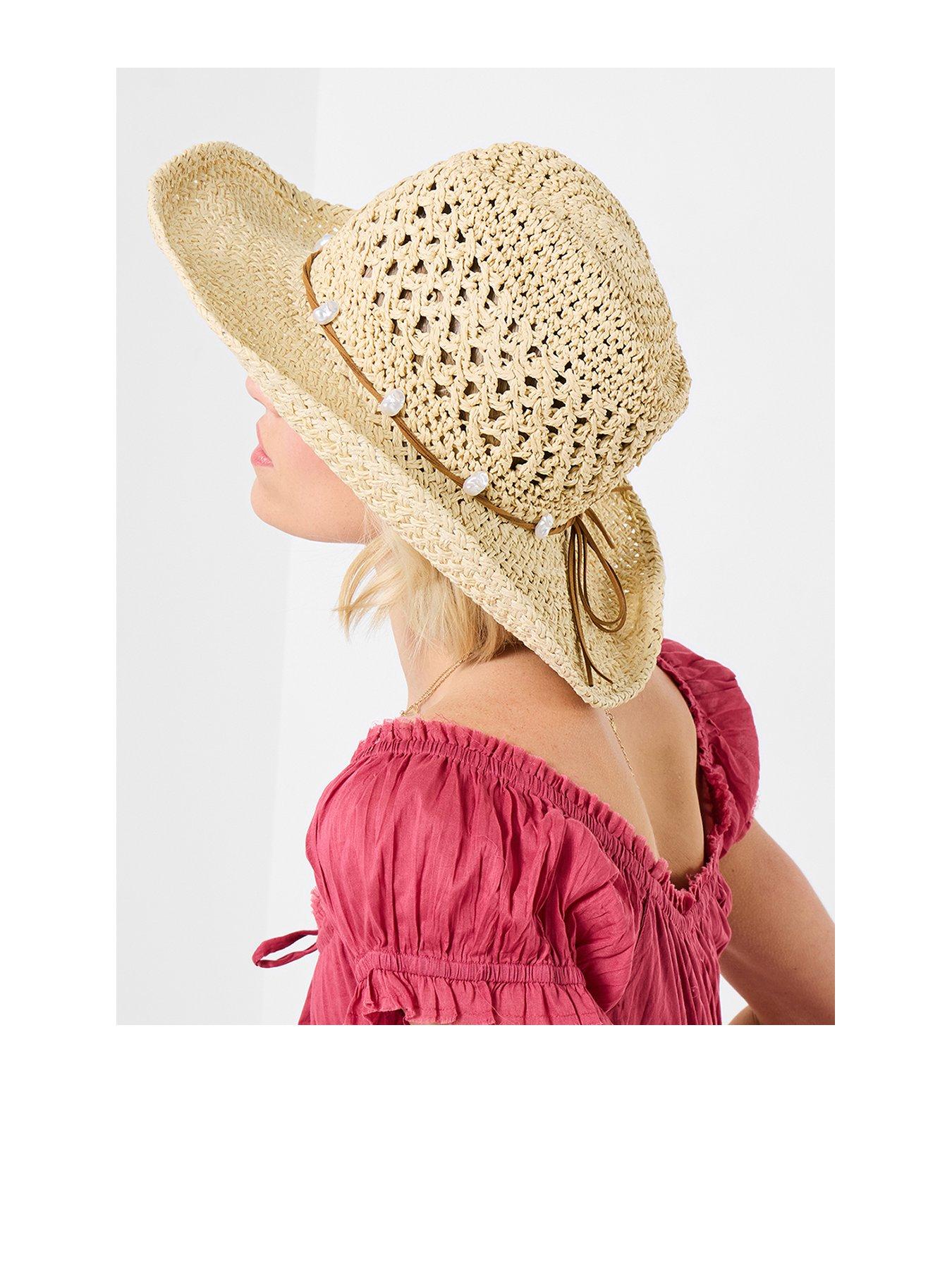 Joe Browns Pearl Trim Western Hat - Brown