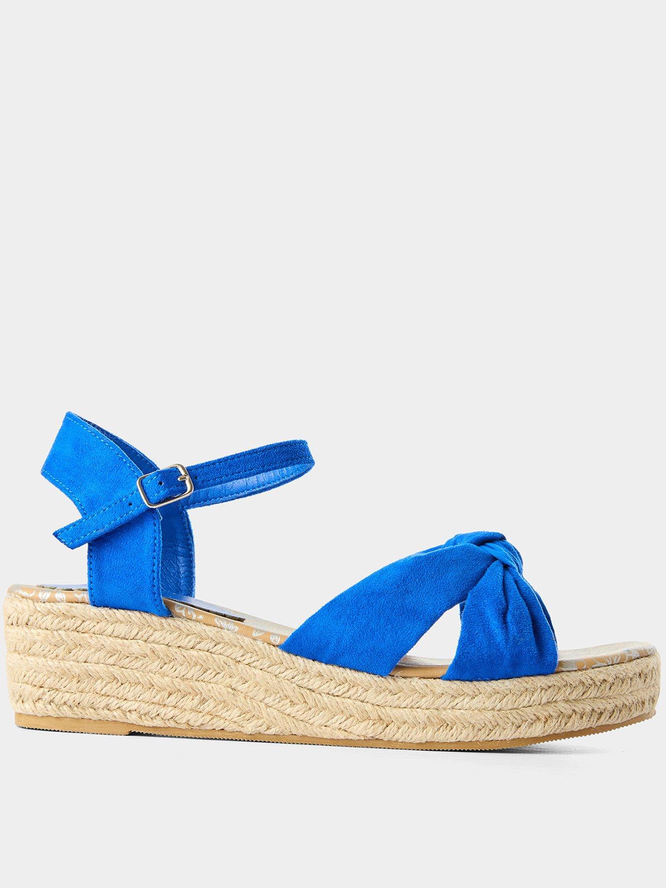 Image 1 of 4 of Joe Browns Warm Breezes Knot Sandals - Blue