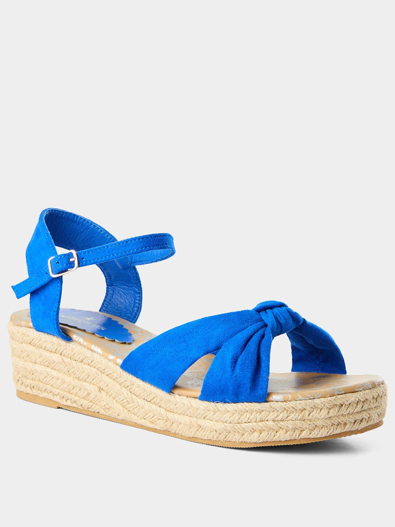 Image 2 of 4 of Joe Browns Warm Breezes Knot Sandals - Blue