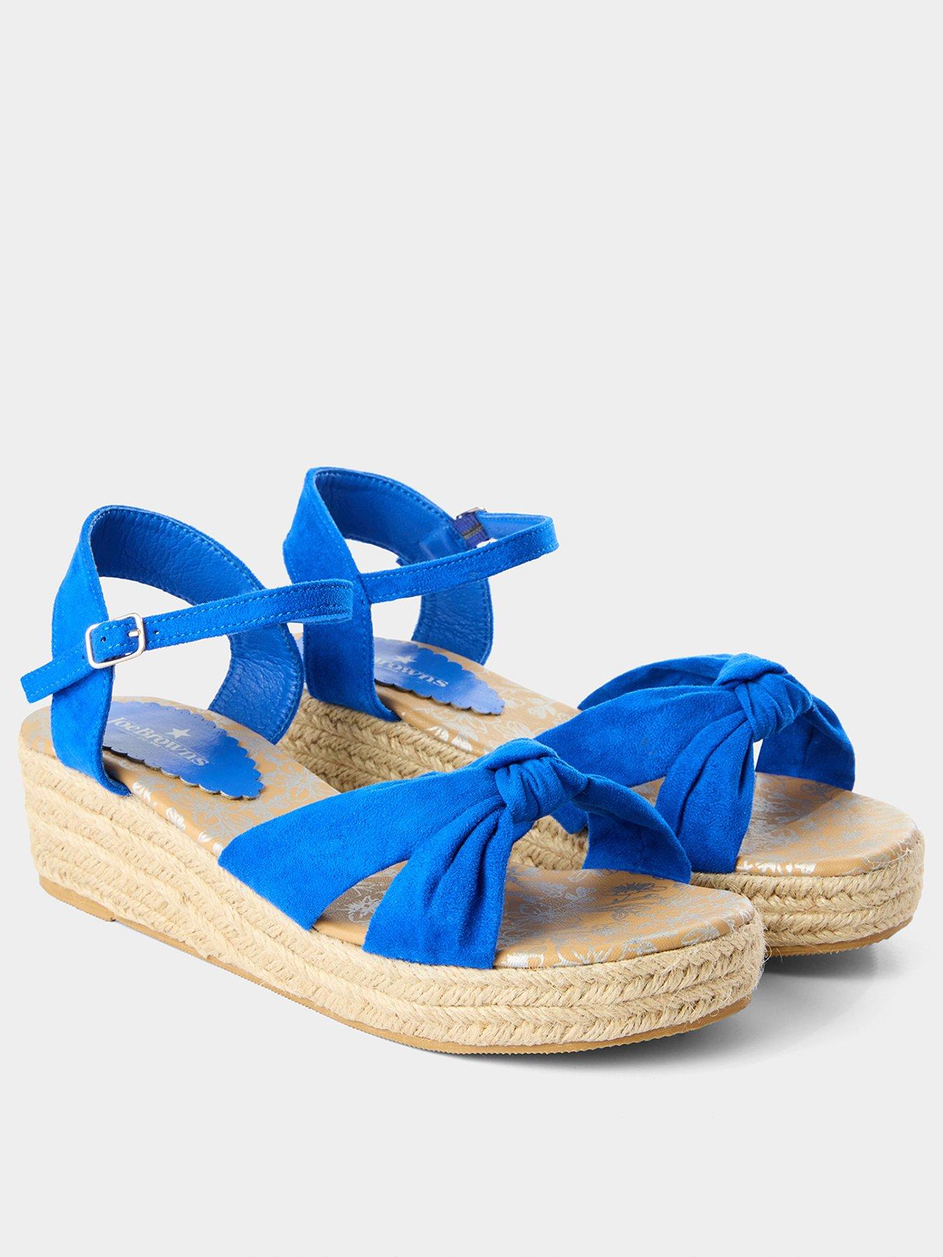 Image 3 of 4 of Joe Browns Warm Breezes Knot Sandals - Blue