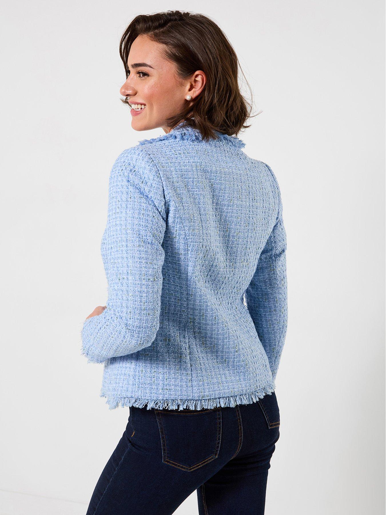Image 2 of 6 of Joe Browns Let's Do Lunch Boucle Jacket - Blue