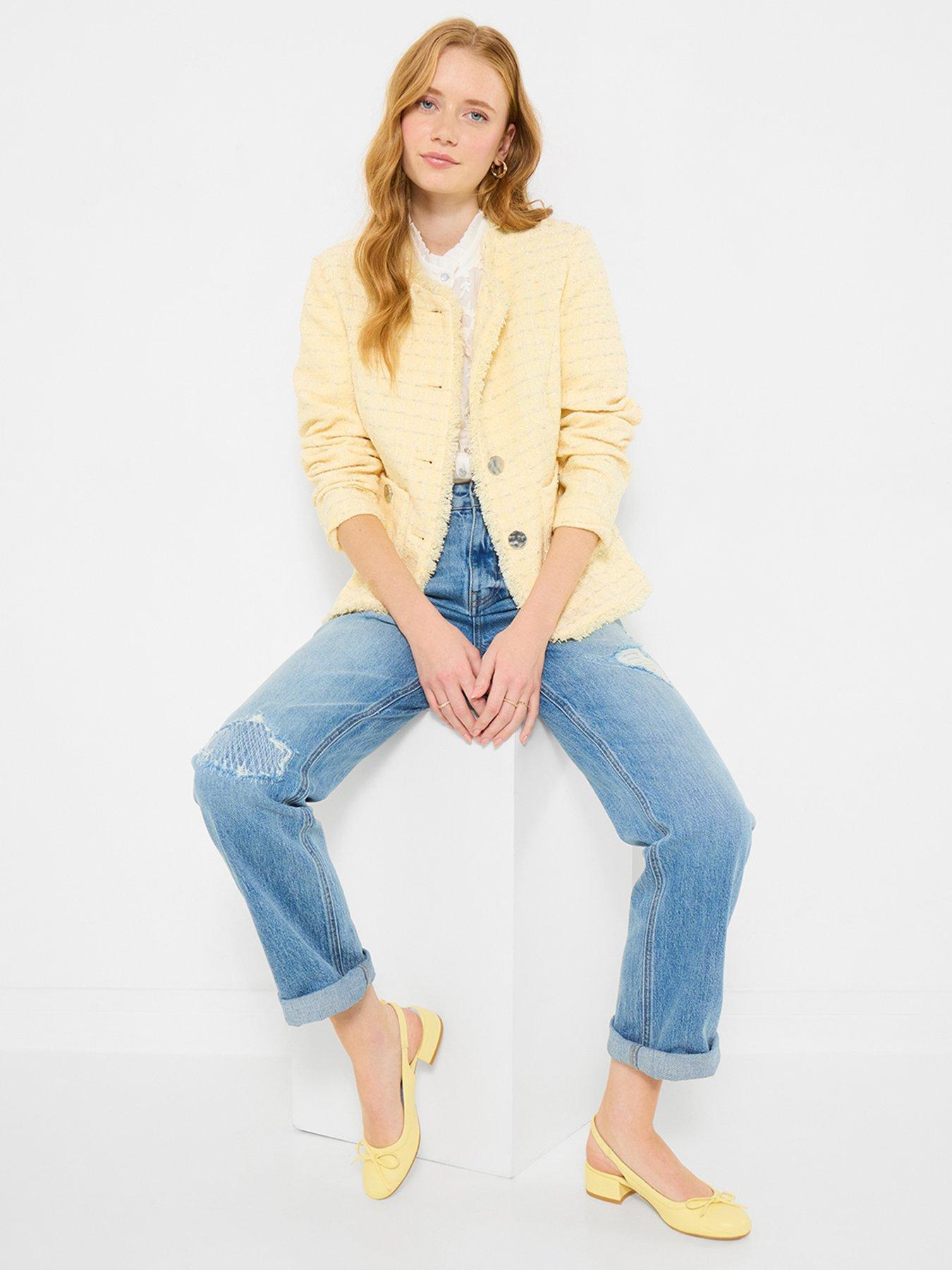 Image 1 of 5 of Joe Browns Polly Boucle Jacket - Yellow