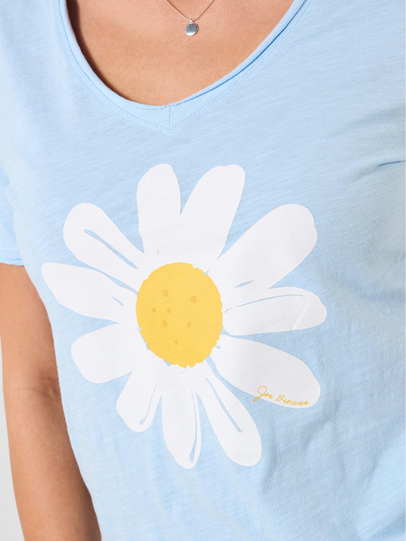 Image 4 of 5 of Joe Browns Delightful Daisy Graphic T-Shirt - Blue