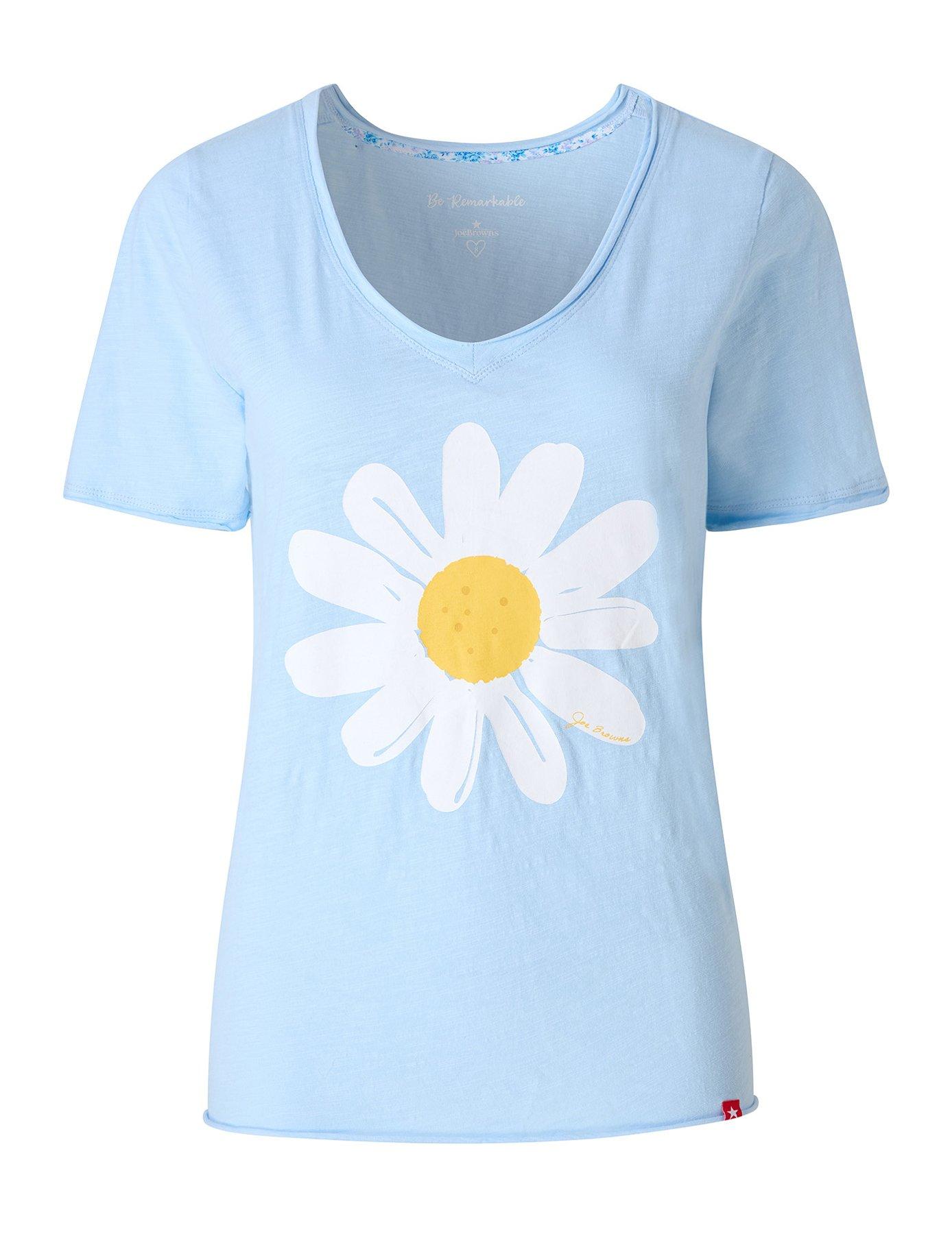 Image 5 of 5 of Joe Browns Delightful Daisy Graphic T-Shirt - Blue