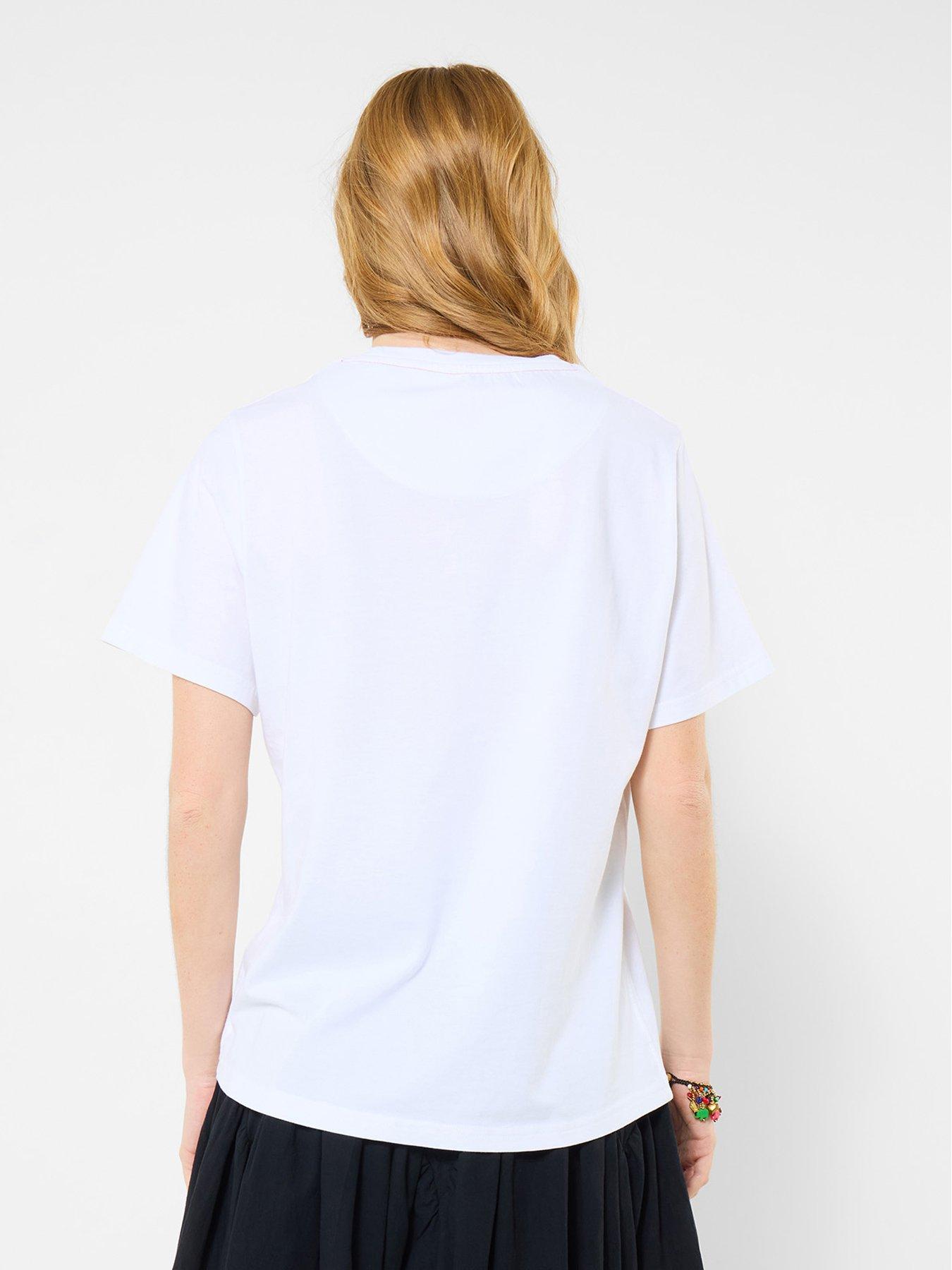 Image 2 of 5 of Joe Browns Heart Of Roses Graphic T-Shirt - White