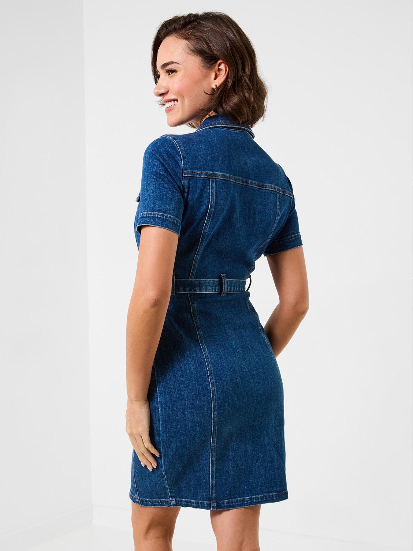 Joe Browns Miley Stretch Denim Dress - Blue | Very