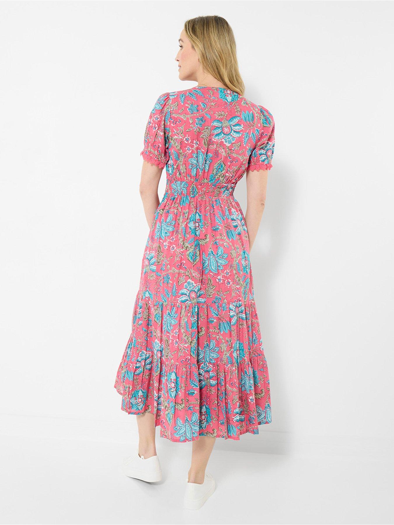 Image 2 of 5 of Joe Browns Lyla Cotton Printed Dress - Pink