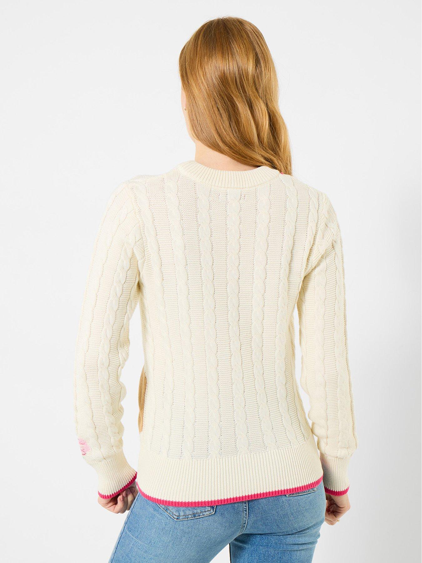 Image 2 of 5 of Joe Browns Carly Embroidered Bunny Jumper - Cream