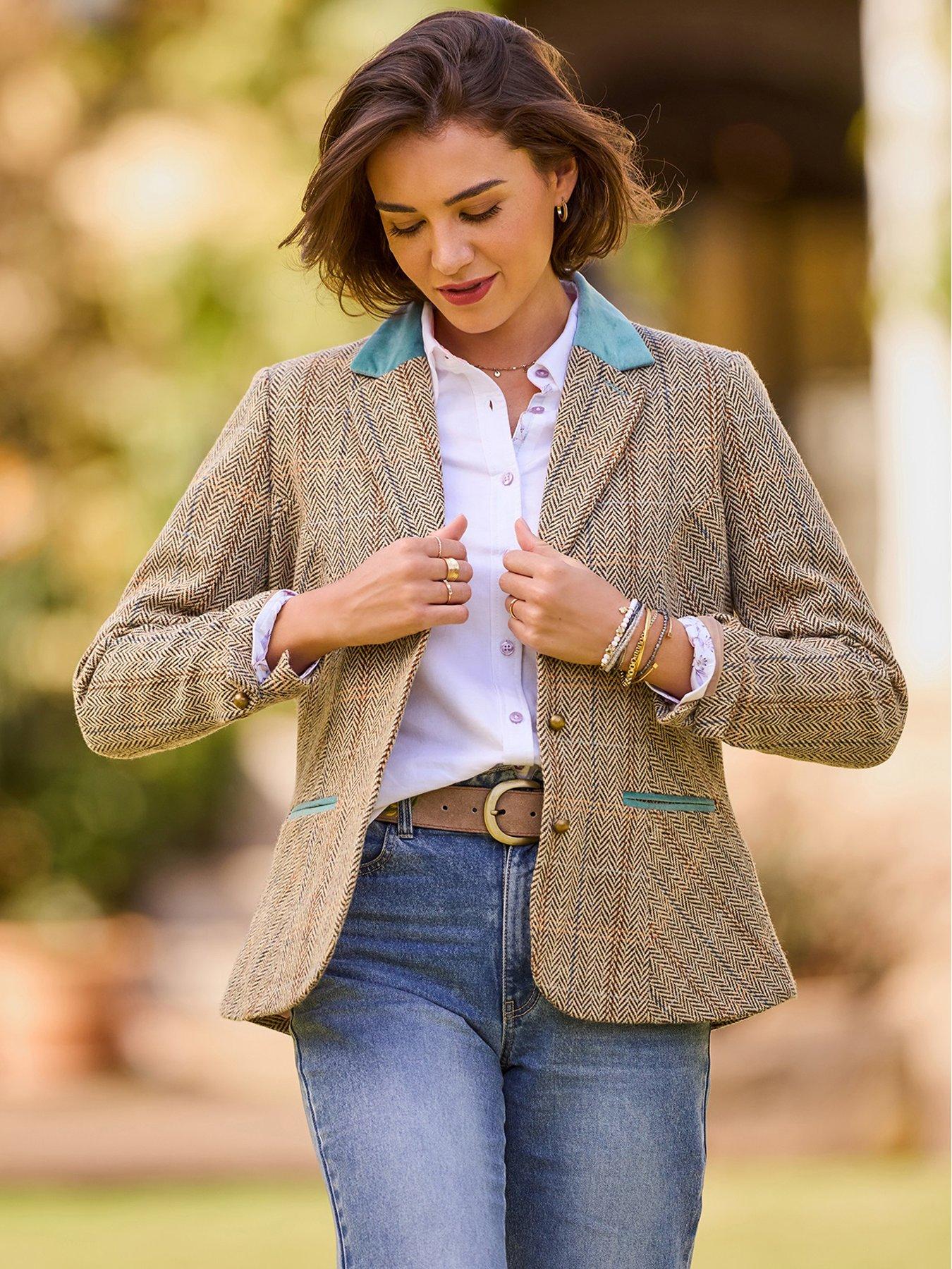 Joe Browns Spring Days Tweed Jacket - Brown