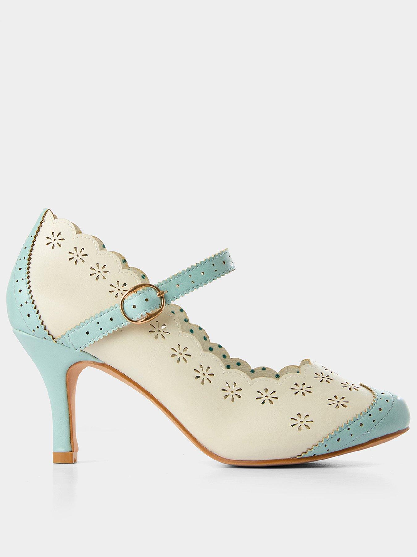 Joe Browns Flora Pretty Mary Jane Shoes - Cream