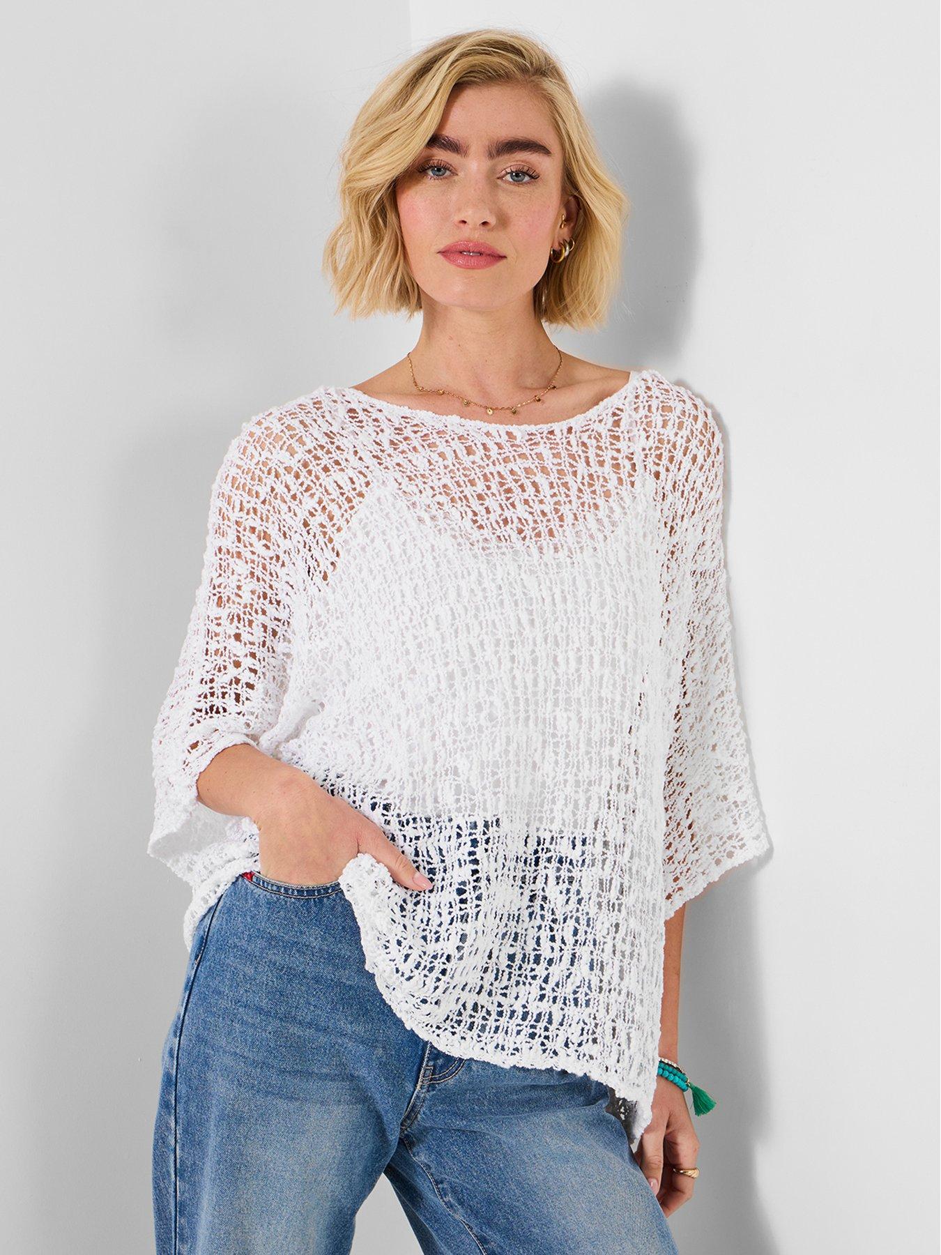 Joe Browns Breezy Popcorn Cover Up - White
