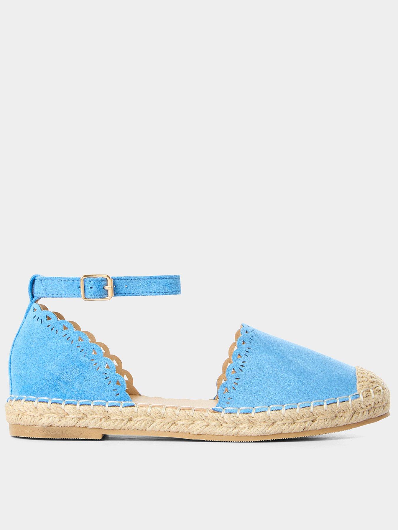 Joe Browns Hazy Days Espadrille Flats - Blue