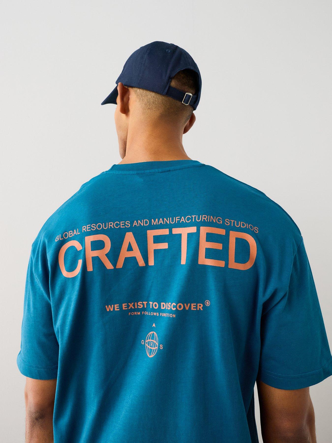 The Very Collection Crafted Graphic T-shirt - Blue