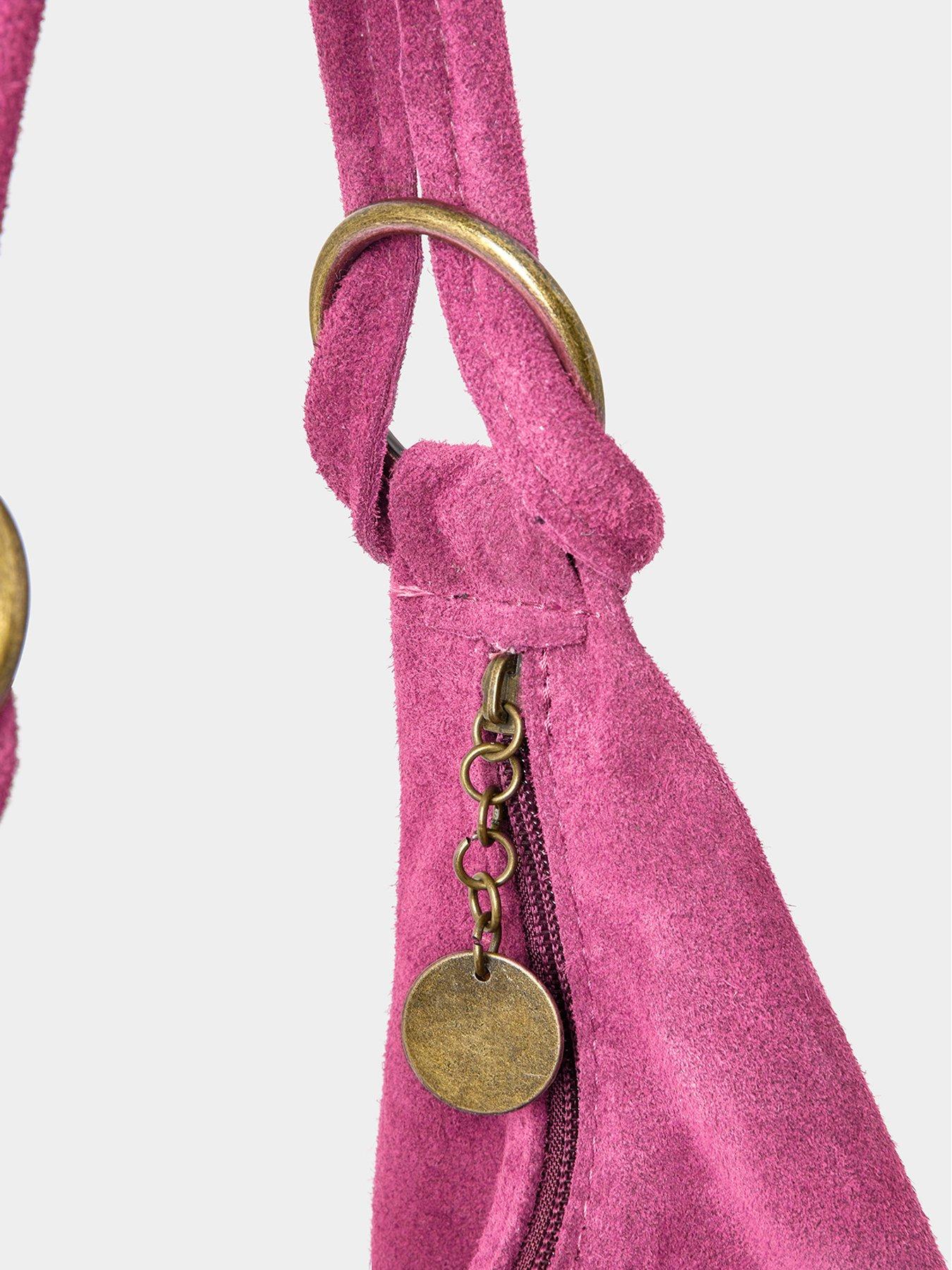 Image 2 of 3 of Joe Browns Hobo Suede Bag - Pink
