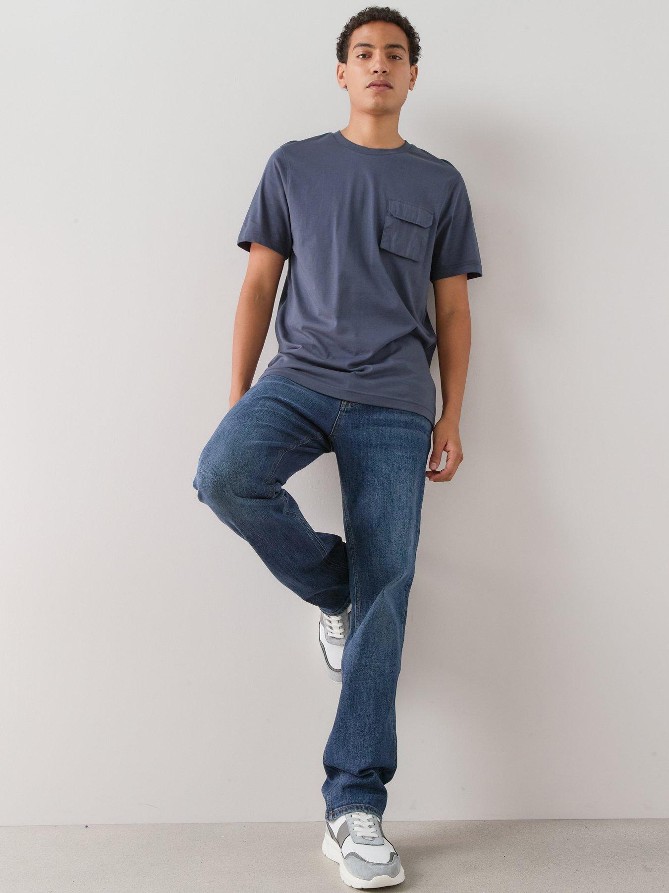 The Very Collection Front Pocket Tech T-Shirt - Navy | Very