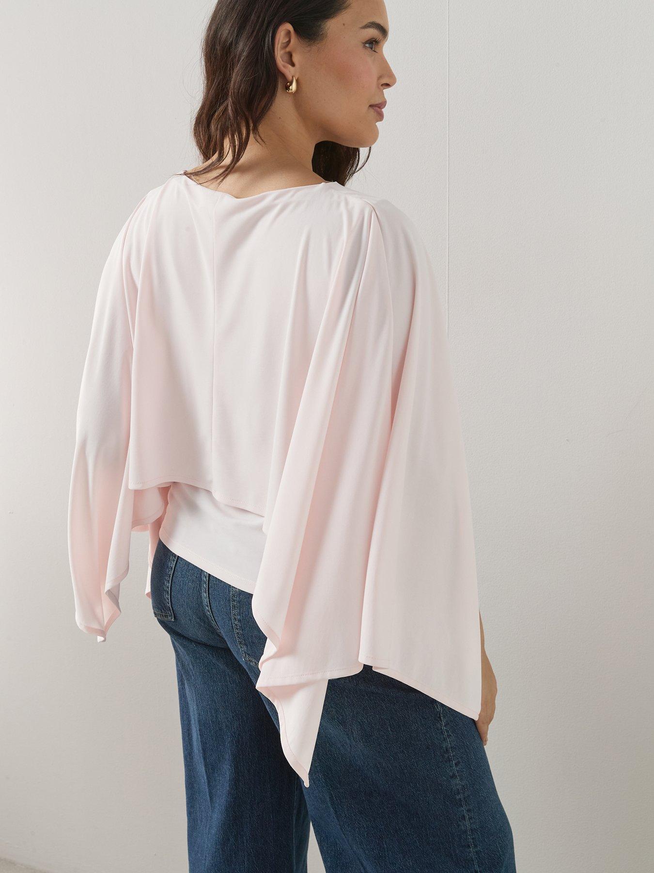 Image 2 of 6 of The Very Collection Curve Cape Stretch Top