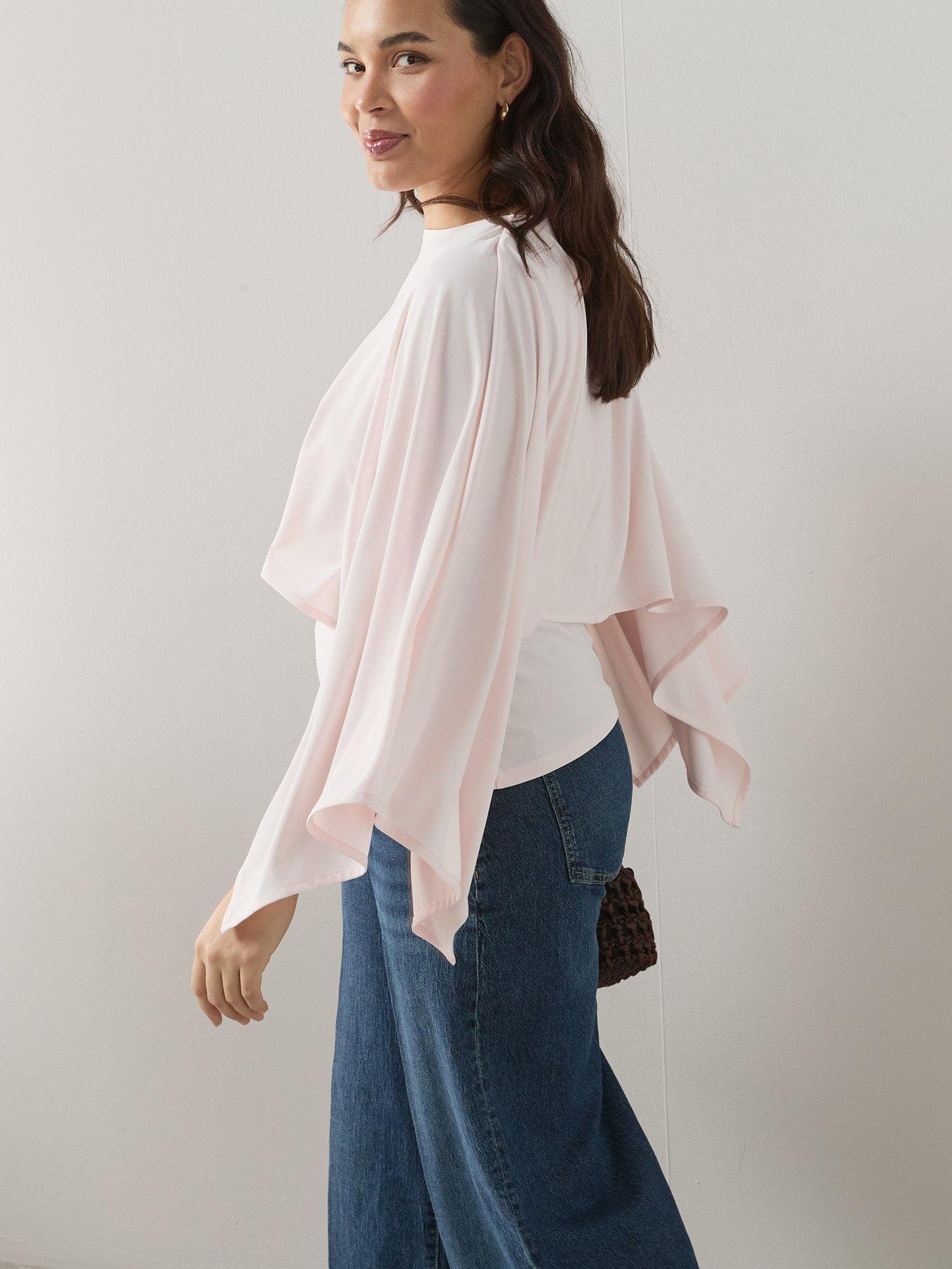 Image 4 of 6 of The Very Collection Curve Cape Stretch Top
