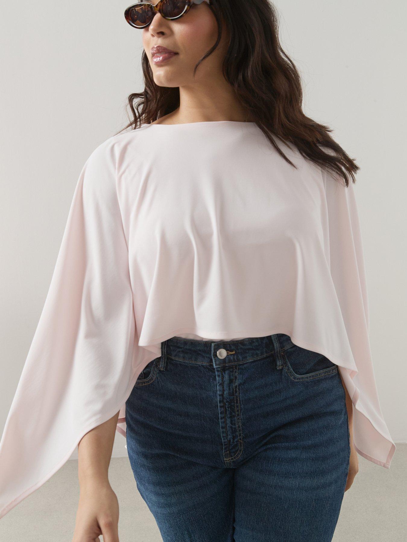Image 5 of 6 of The Very Collection Curve Cape Stretch Top