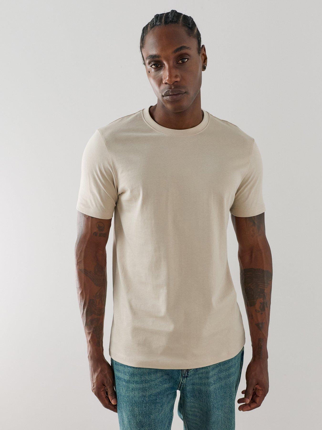 Image 1 of 7 of The Very Collection Essentials T-Shirt - Beige