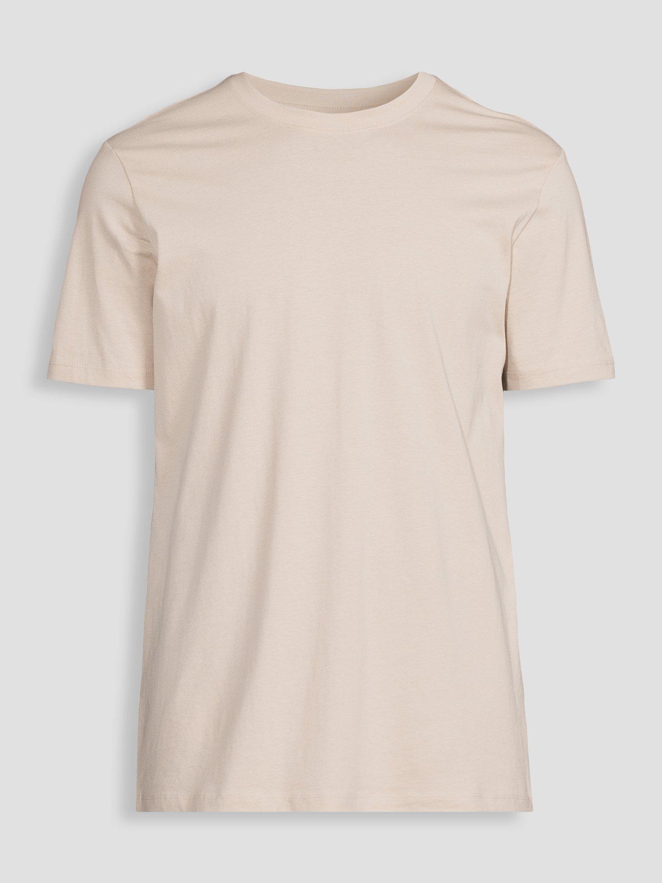 Image 7 of 7 of The Very Collection Essentials T-Shirt - Beige