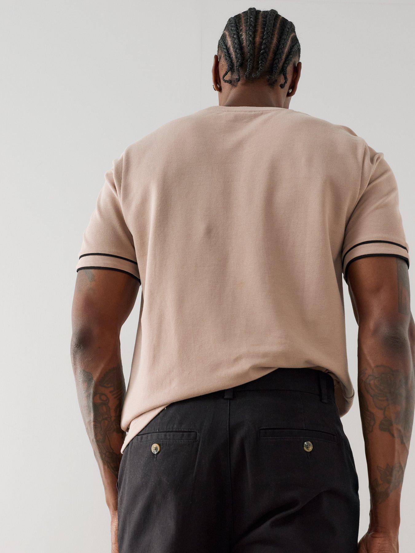 Image 4 of 7 of The Very Collection Slim Stretch Cotton Rich Chino Trousers - Black