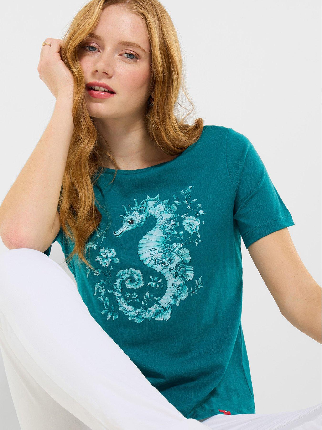 Image 1 of 5 of Joe Browns Under The Sea Graphic T-Shirt - Blue