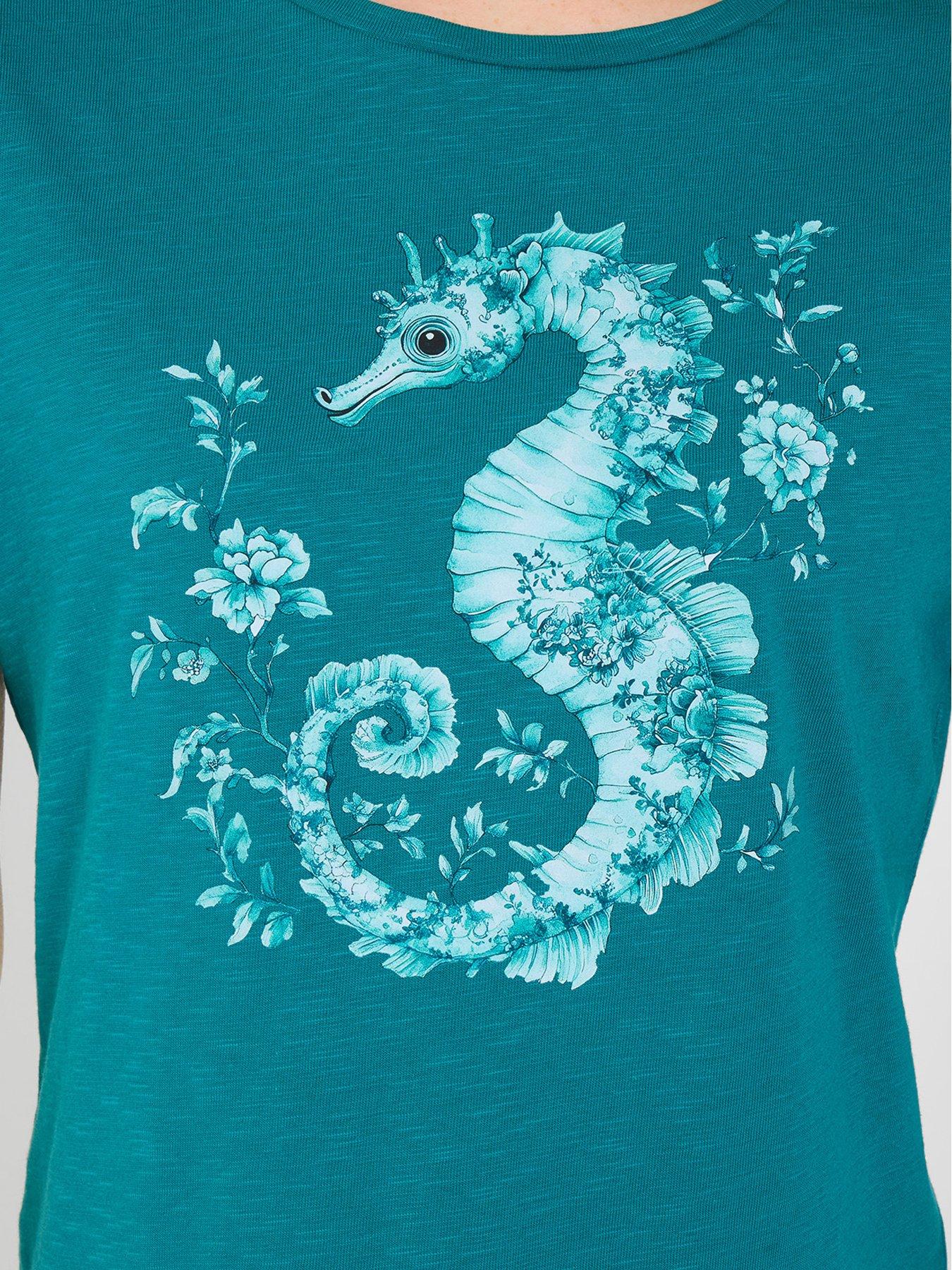 Image 4 of 5 of Joe Browns Under The Sea Graphic T-Shirt - Blue