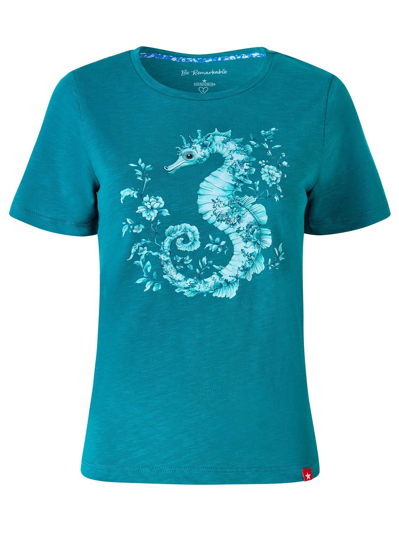 Image 5 of 5 of Joe Browns Under The Sea Graphic T-Shirt - Blue