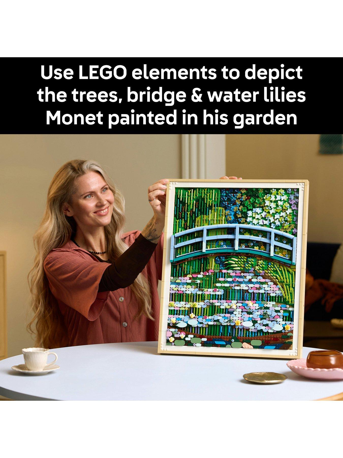 Image 3 of 8 of LEGO ART Claude Monet - Bridge over a Pond of Water Lilies 31220