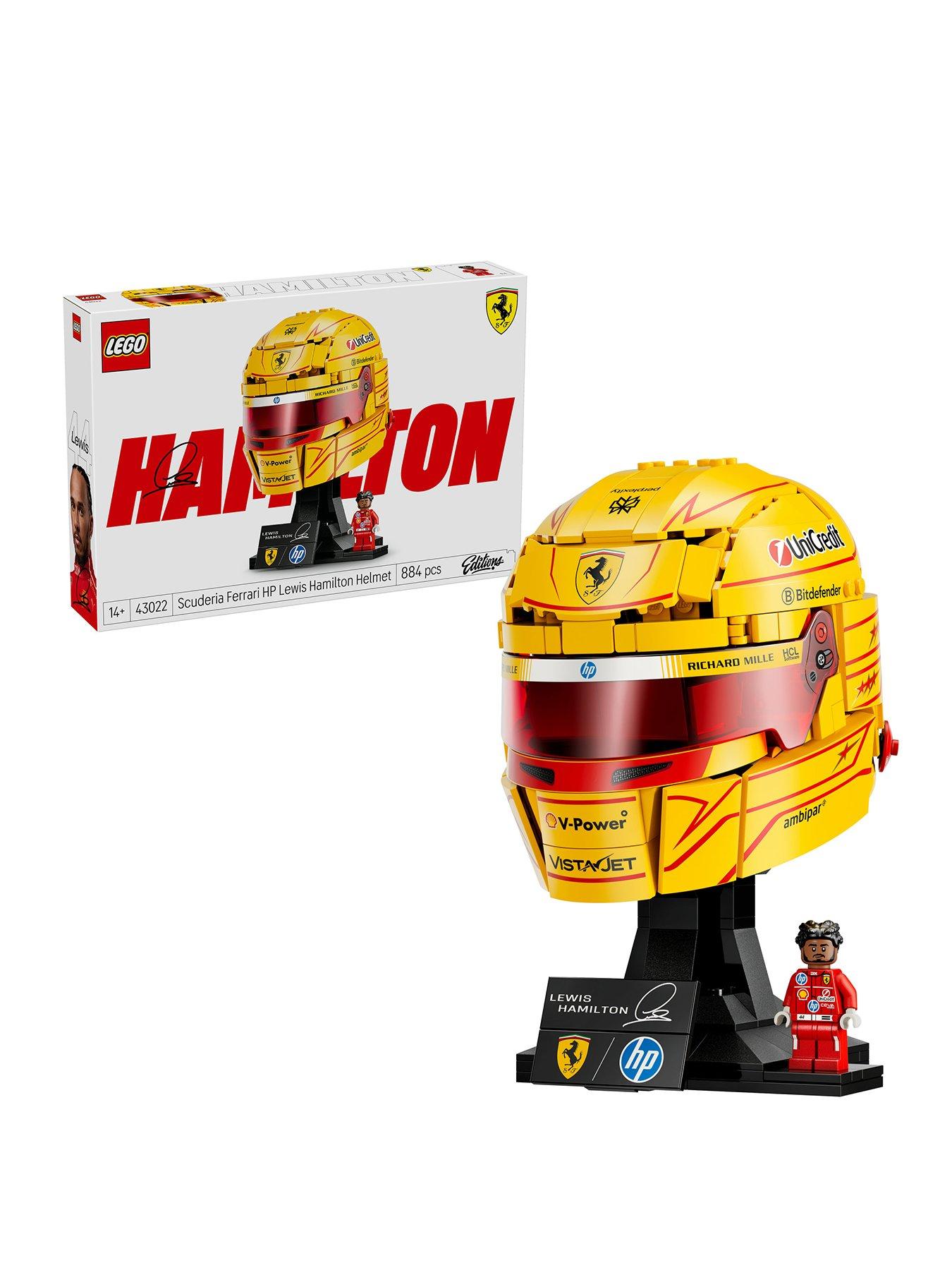 Lego Editions Scuderia Ferrari Hp Lewis Hamilton Helmet 43022