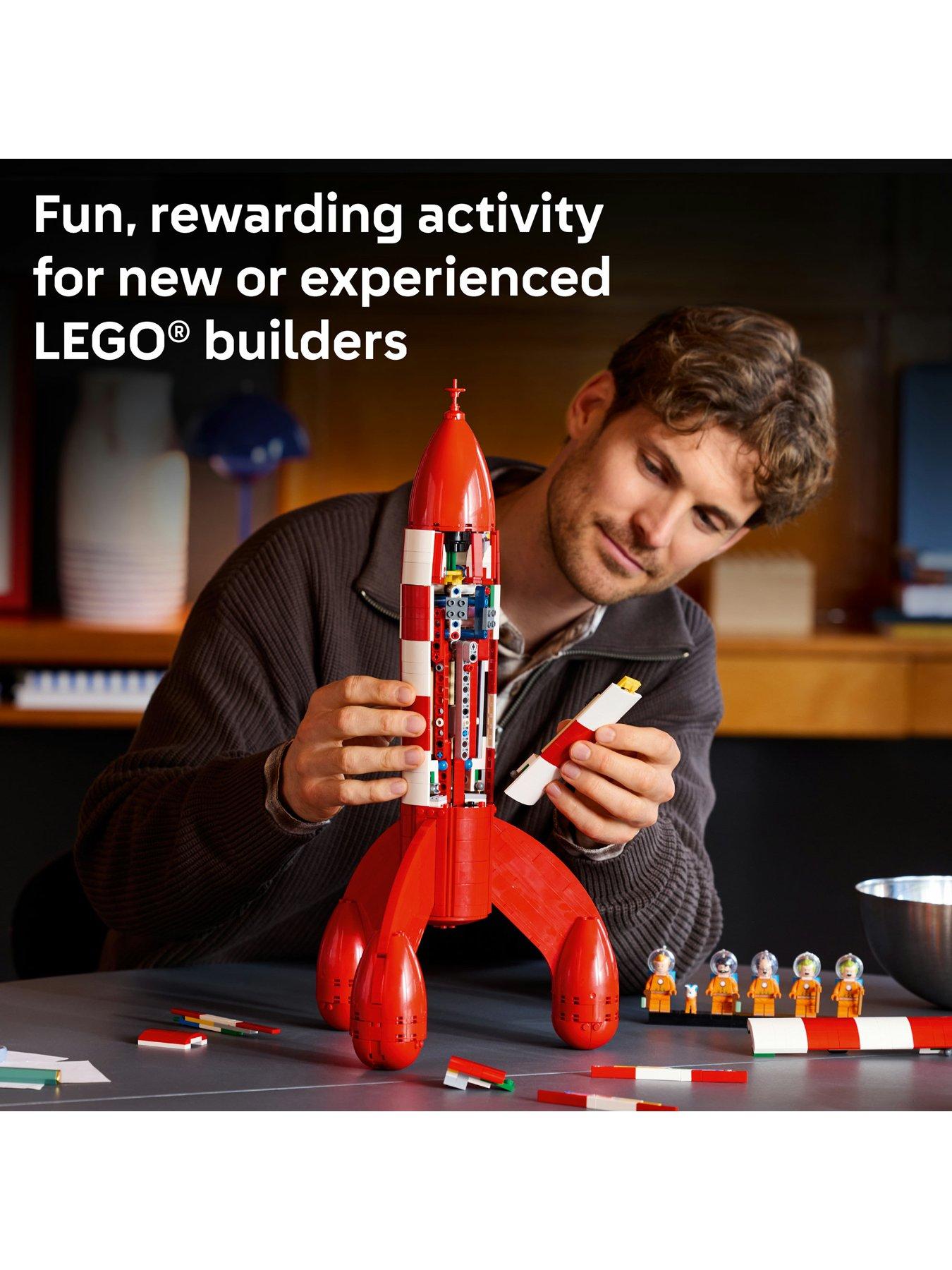 Image 3 of 8 of LEGO Ideas Tintin Moon Rocket Model Kit 21367