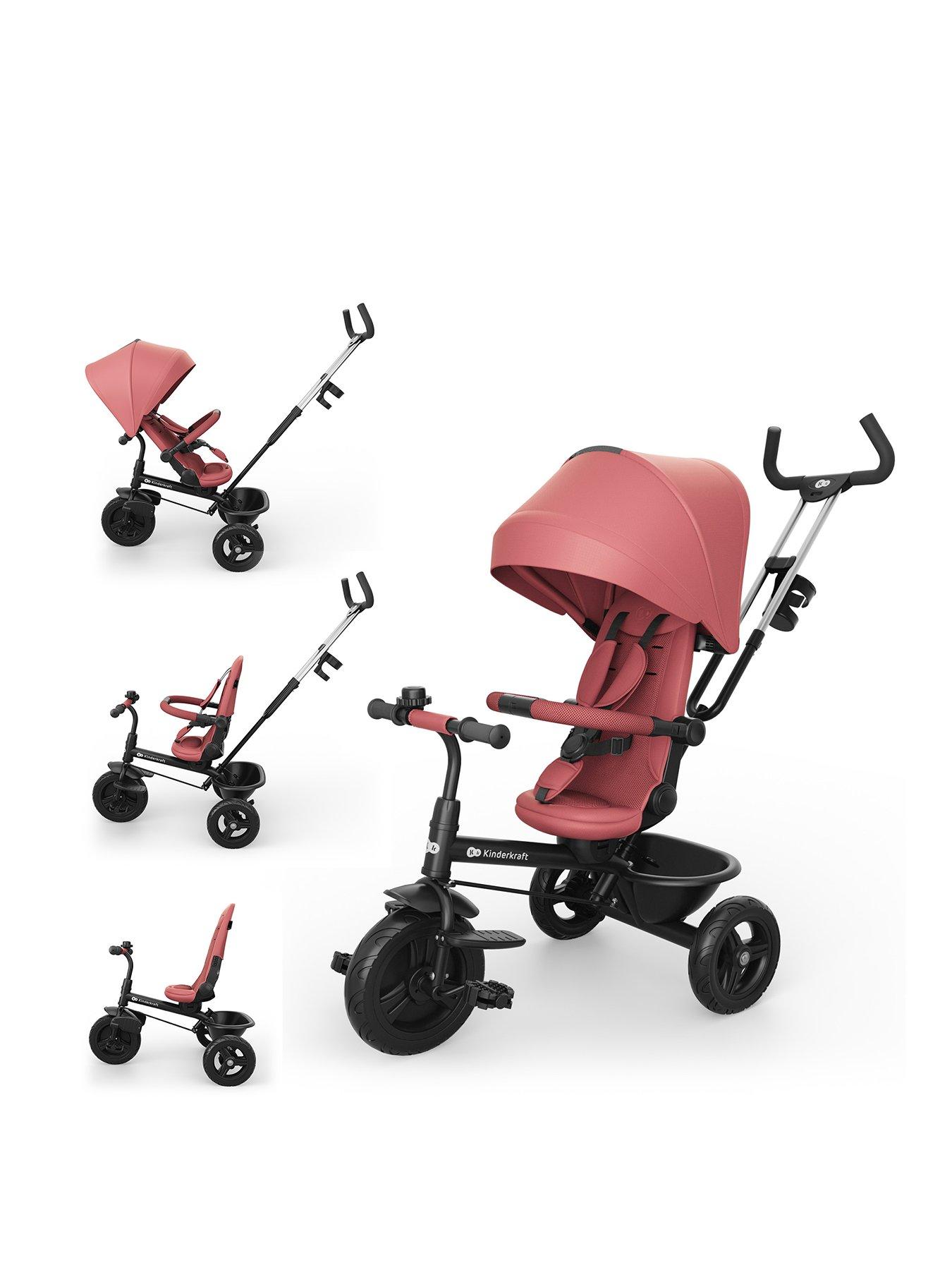 Kinderkraft Aston 2 Plus Tricycle - Rose Pink