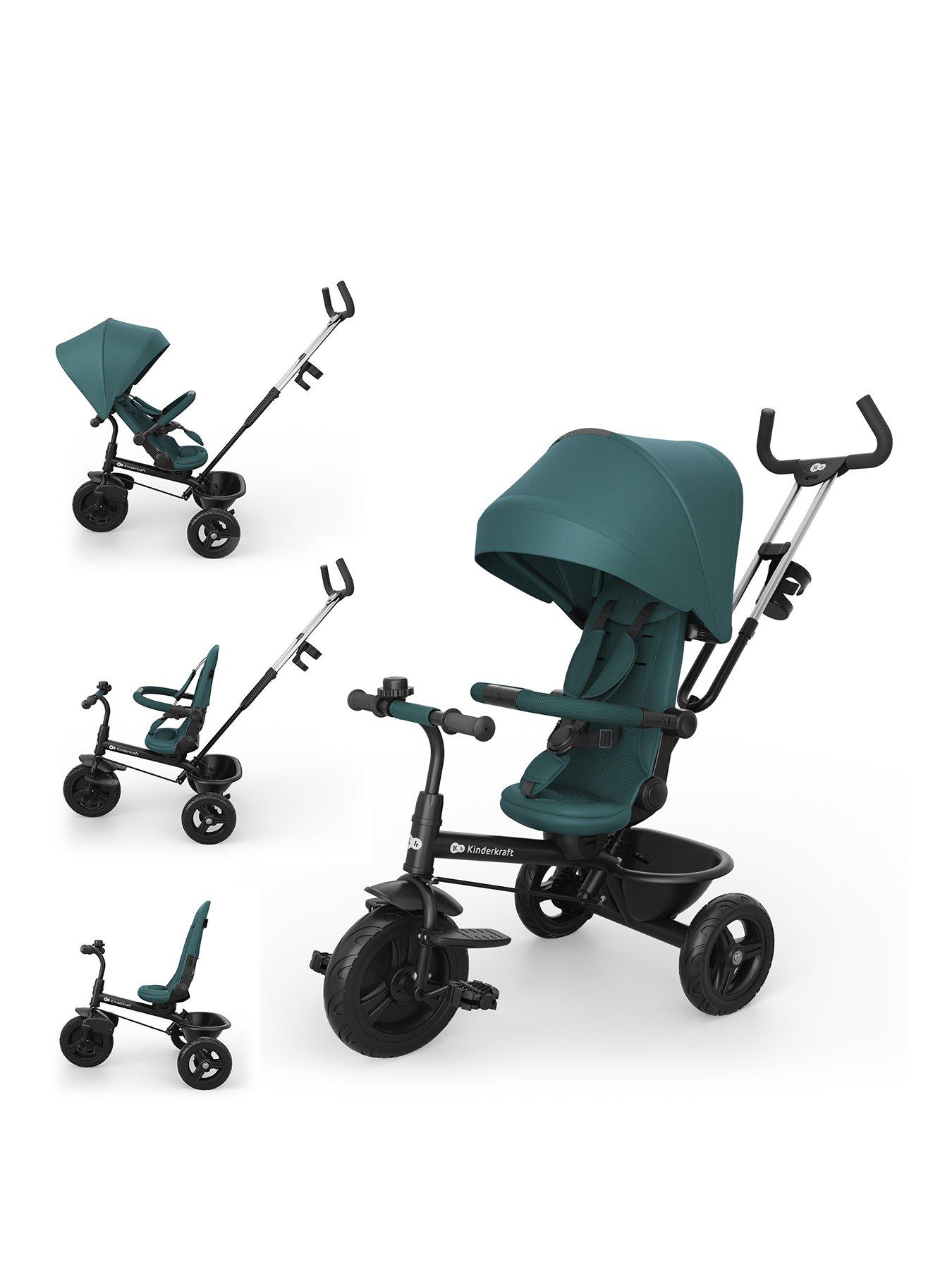 Kinderkraft Aston 2 Plus Tricycle - Mystic Green