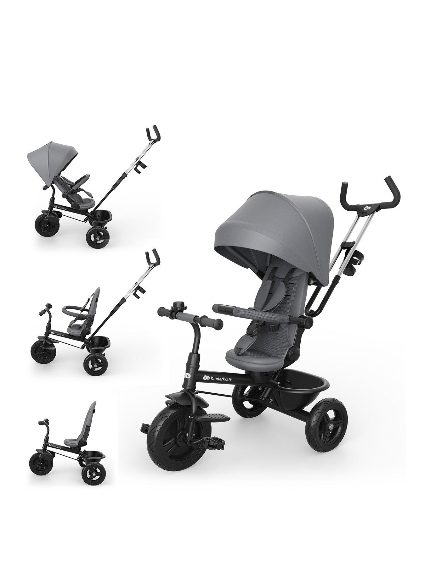 Kinderkraft Aston 2 Plus Tricycle - Malachite Grey