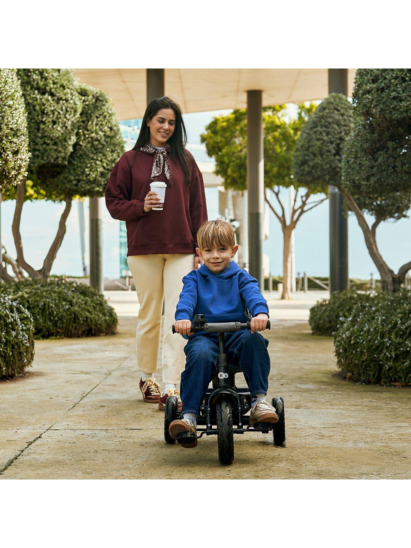 Image 3 of 8 of Kinderkraft Aston 2 Plus Tricycle - Malachite Grey