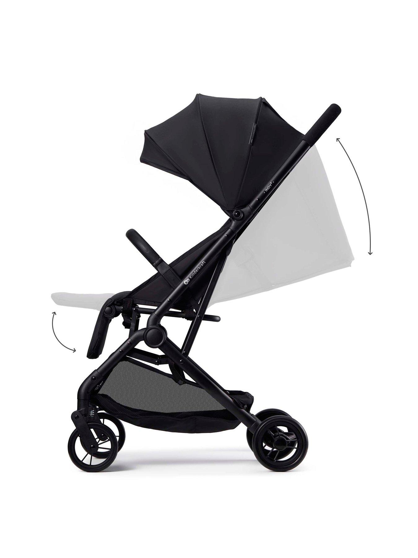 Image 3 of 8 of Kinderkraft Indy 3 Compact Pushchair - Black