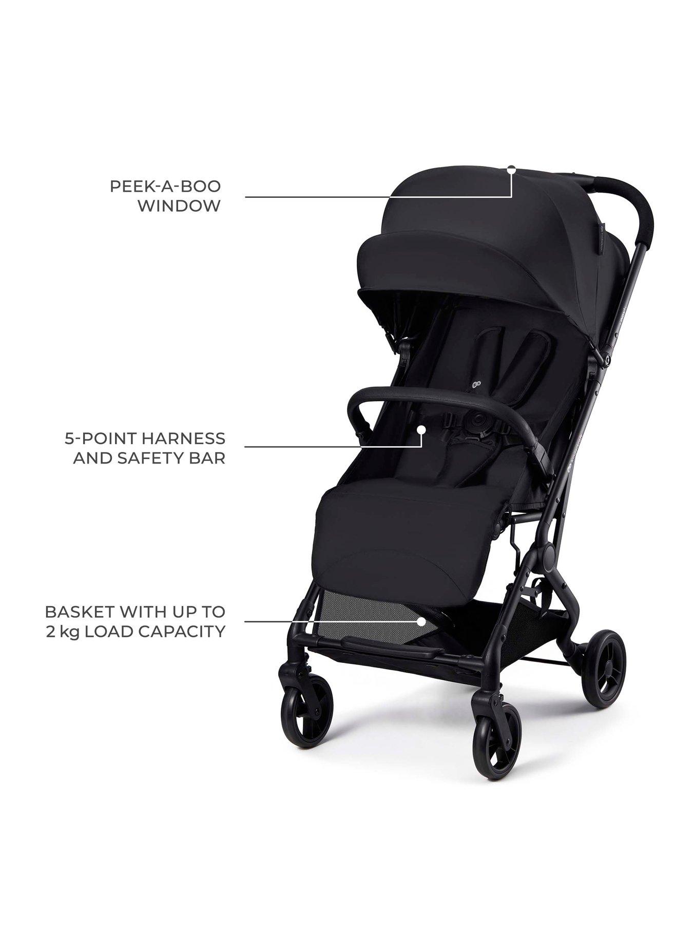 Image 5 of 8 of Kinderkraft Indy 3 Compact Pushchair - Black