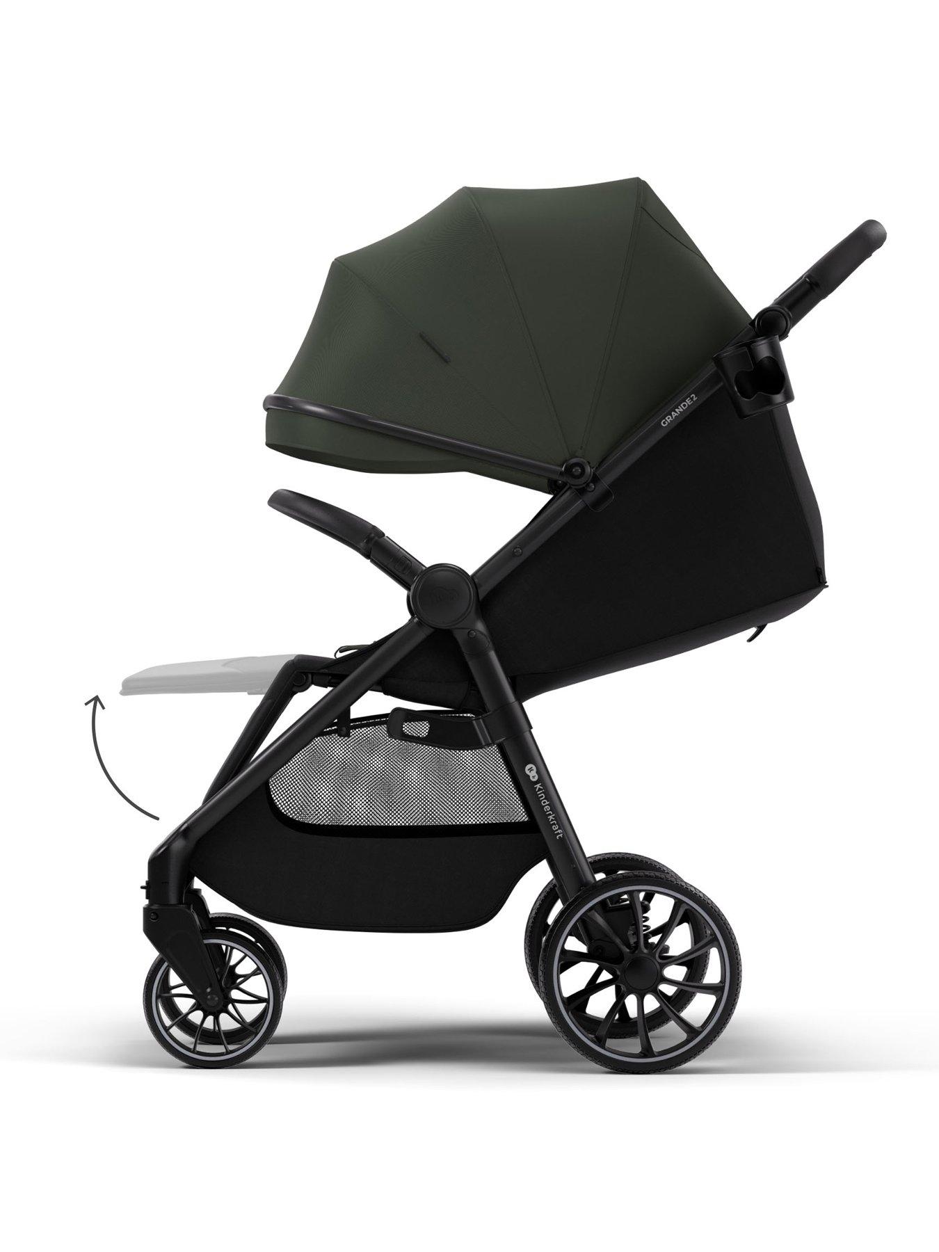 Image 3 of 8 of Kinderkraft Grande 2 Pushchair - Green