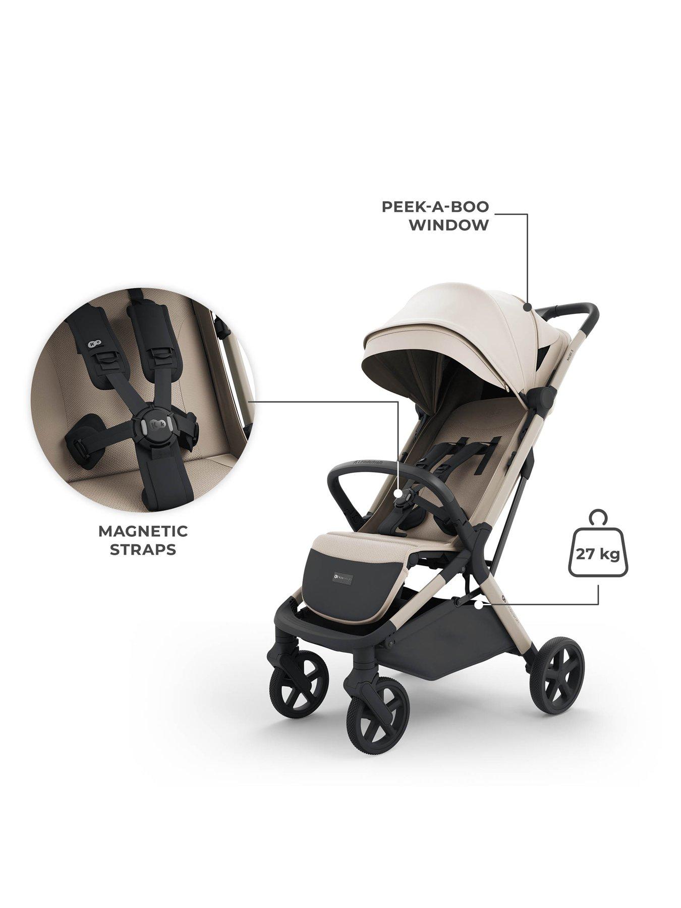 Image 3 of 8 of Kinderkraft Nubi 3 Autofolding Pushchair - Beige