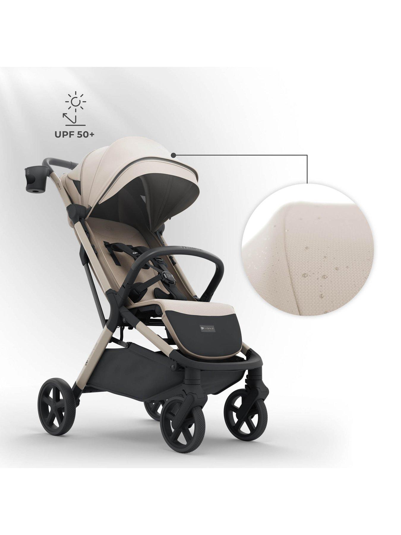 Image 6 of 8 of Kinderkraft Nubi 3 Autofolding Pushchair - Beige